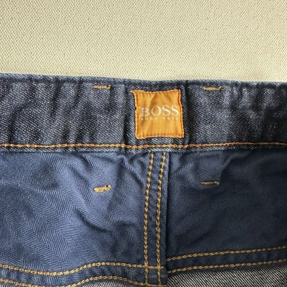 Hugo Boss Orange 24 Barcelona Today Denim Jeans Mens Size W38 L29 Dark Wash Blue - Picture 8 of 11